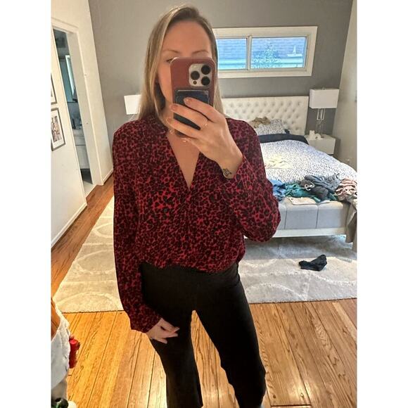 Zadig & Voltaire Tink Leo Blouse NWOT Small - Picture 7 of 11